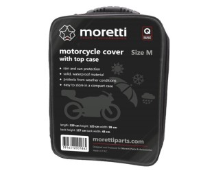 Pokrowiec na motocykl z kufrem Moretti rozm. M